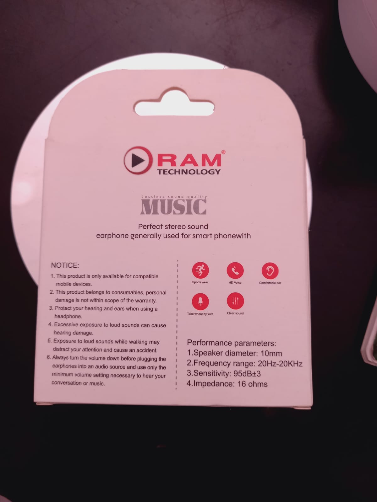Auriculares RAM Technology RM-EP24