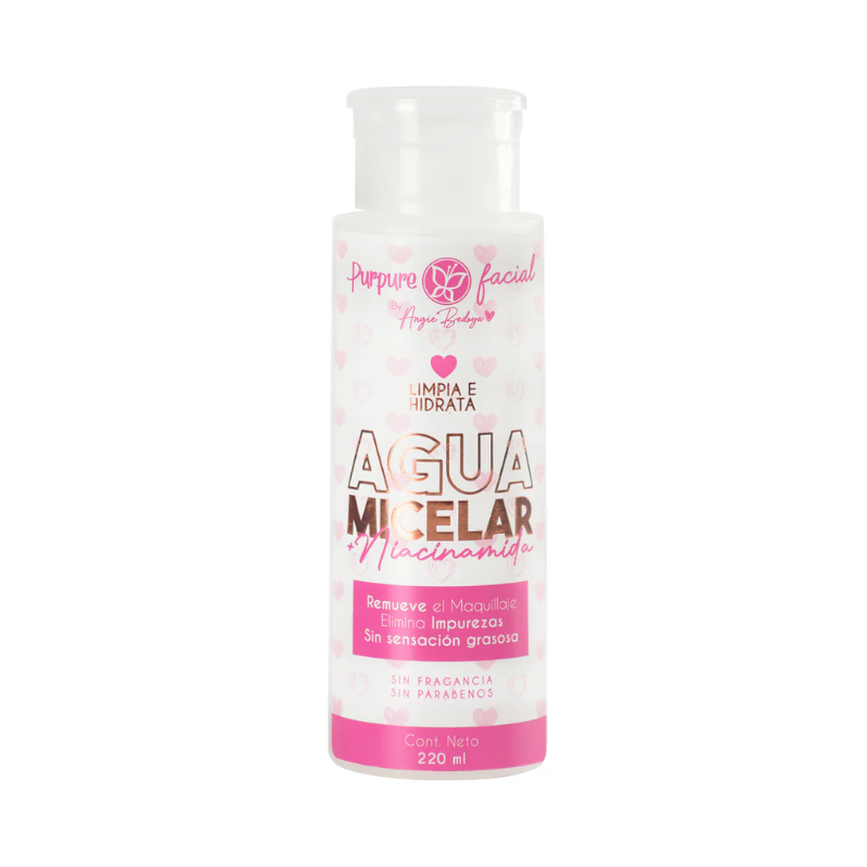 Agua micelar con niacinamida
