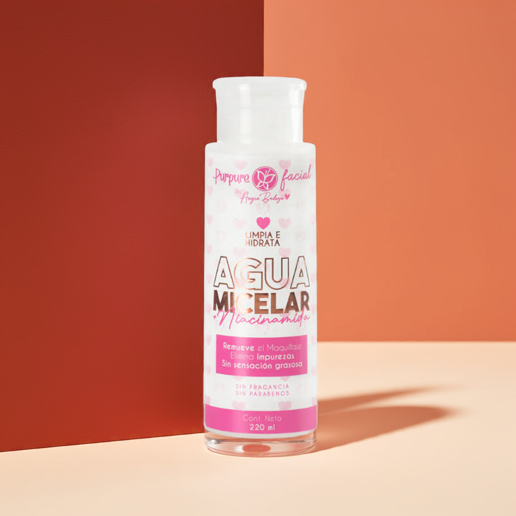 Agua micelar con niacinamida