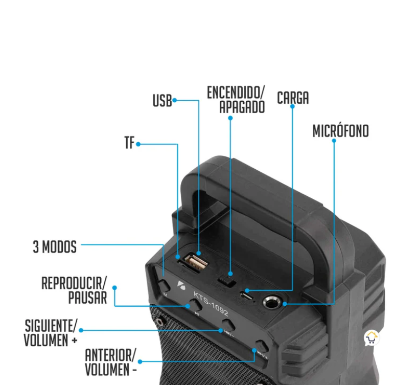 Altavoz portátil KTS-1092