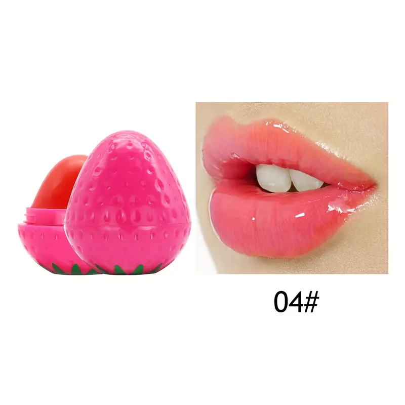 brillo de labios de fresa
