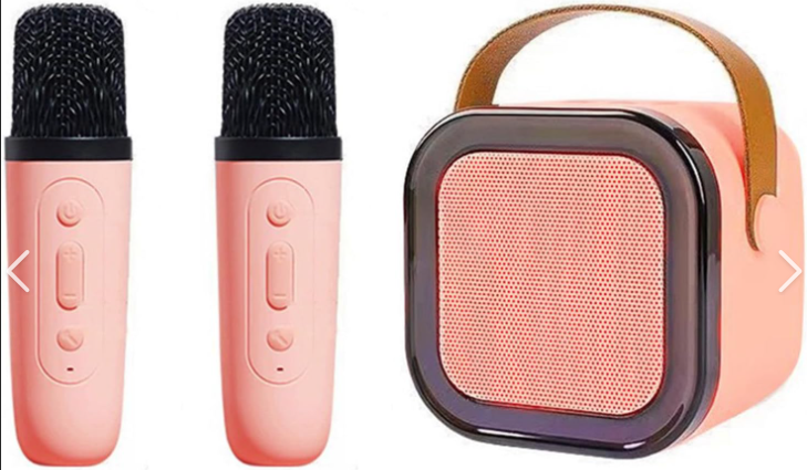 Altavoz portátil con micrófono inalámbrico