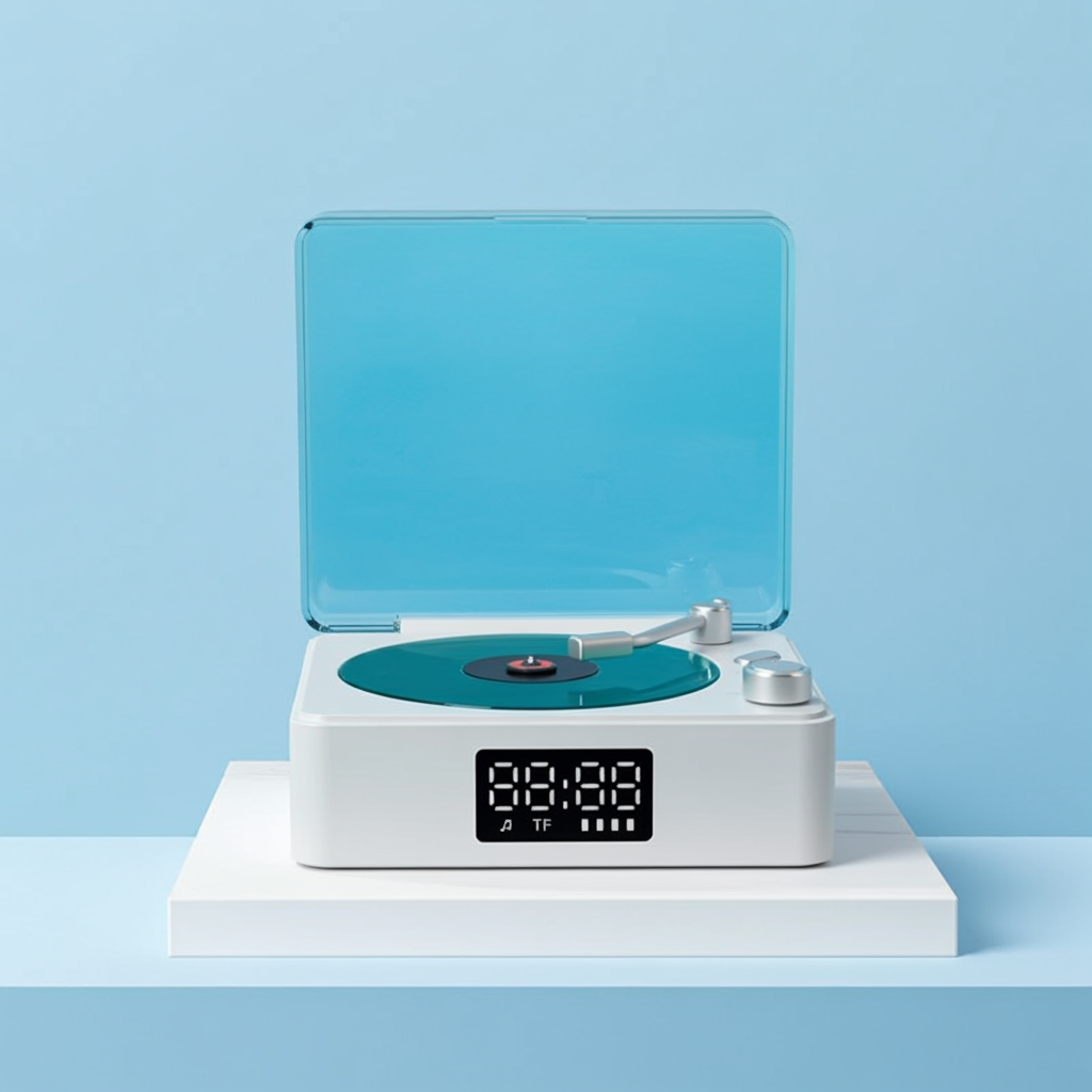 Tocadiscos moderno bluetooht