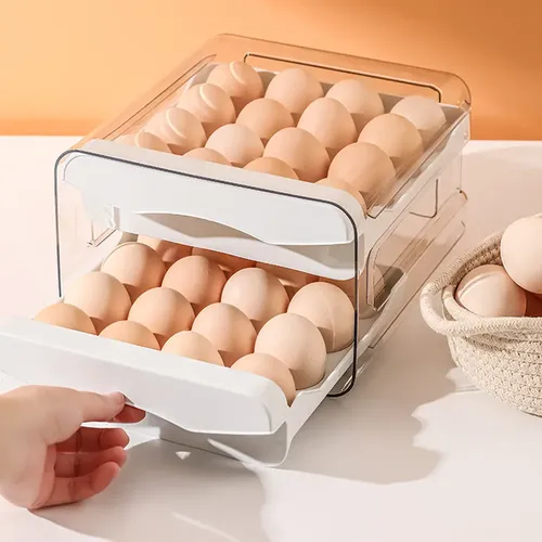 Organizador de Huevos de Doble Nivel