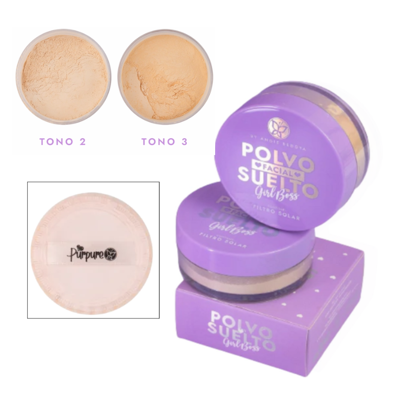 Polvos sueltos para el rostro
