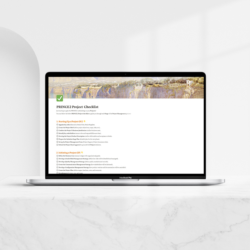 PRINCE2 Study Notes + Templates