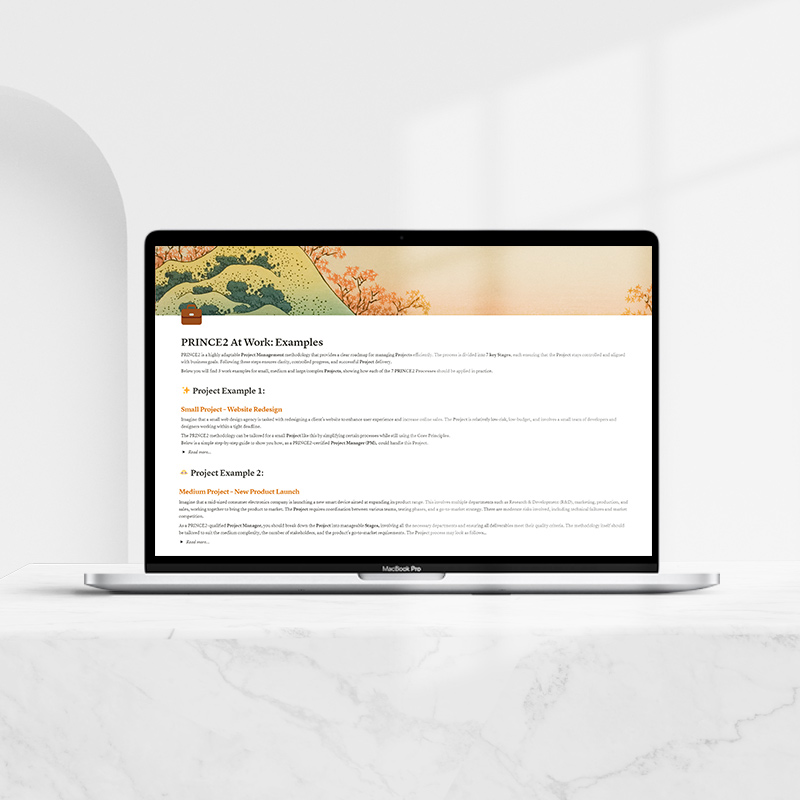 PRINCE2 Study Notes + Templates