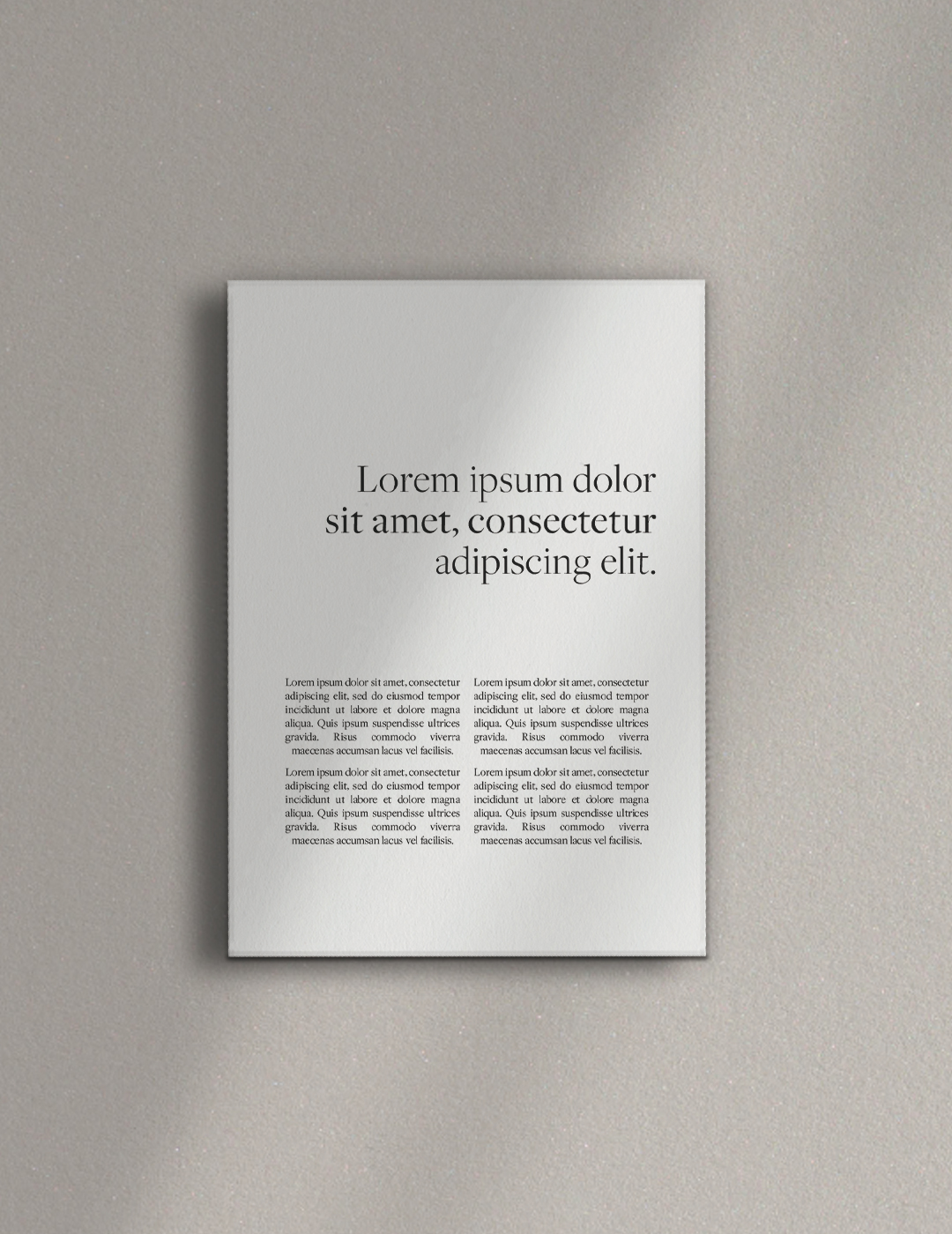Simple Paper P1 PSD Mockup