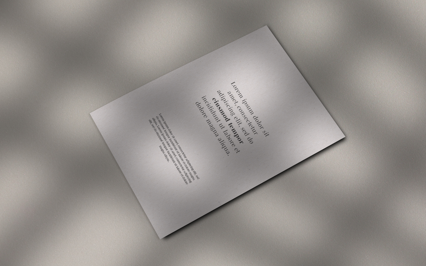 1 Paper Page Side PSD Mockup