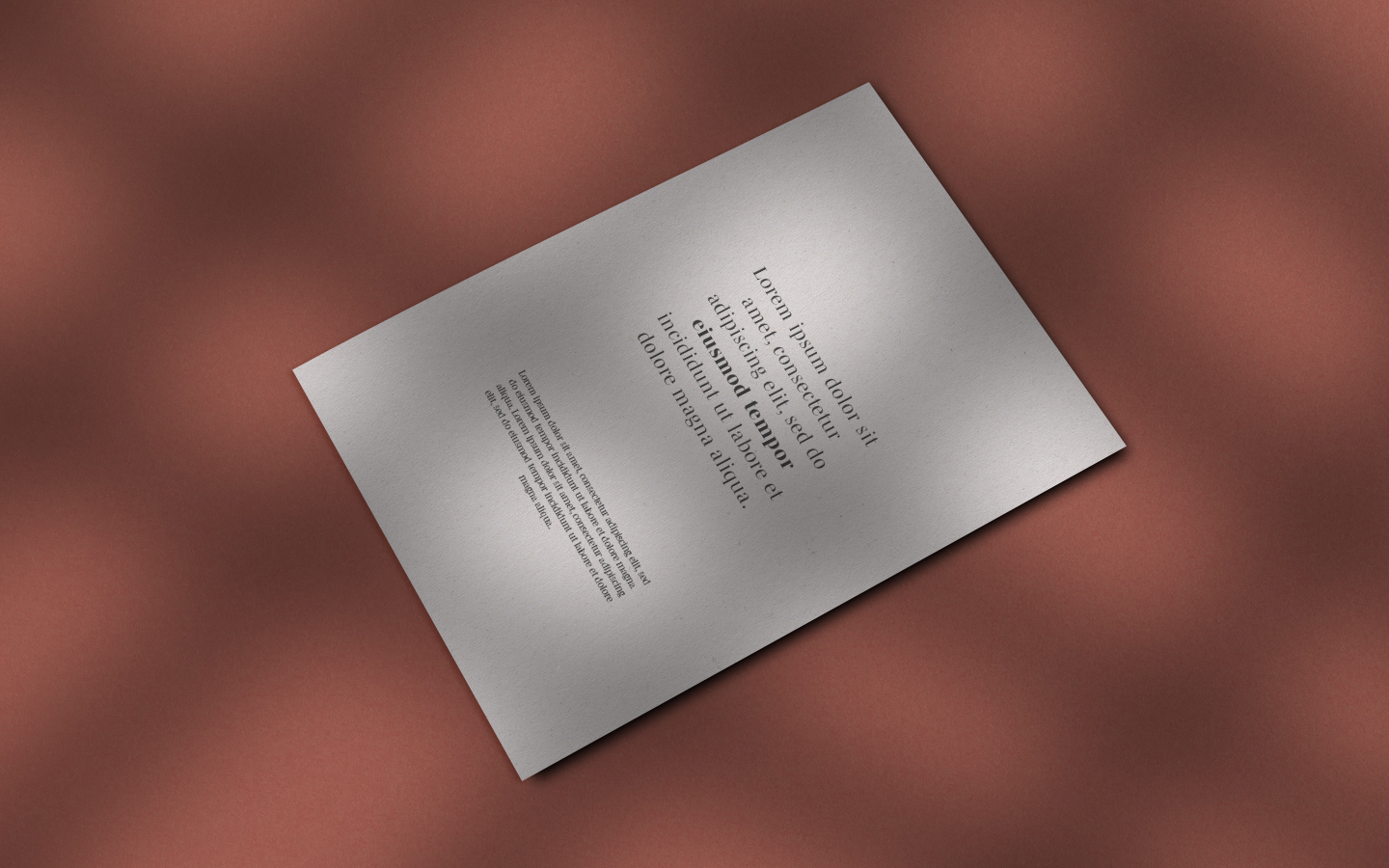 1 Paper Page Side PSD Mockup