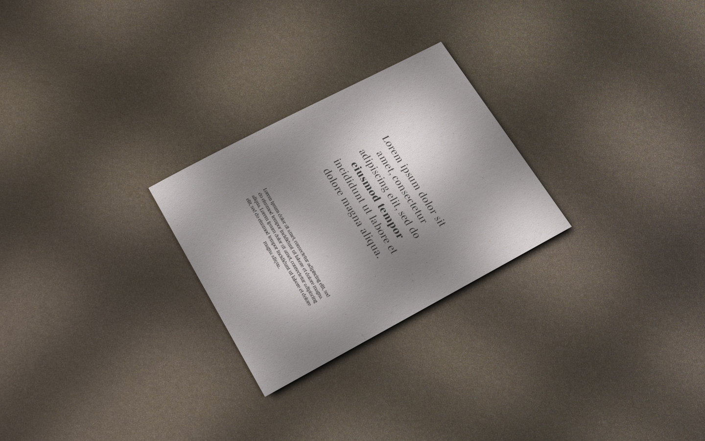 1 Paper Page Side PSD Mockup