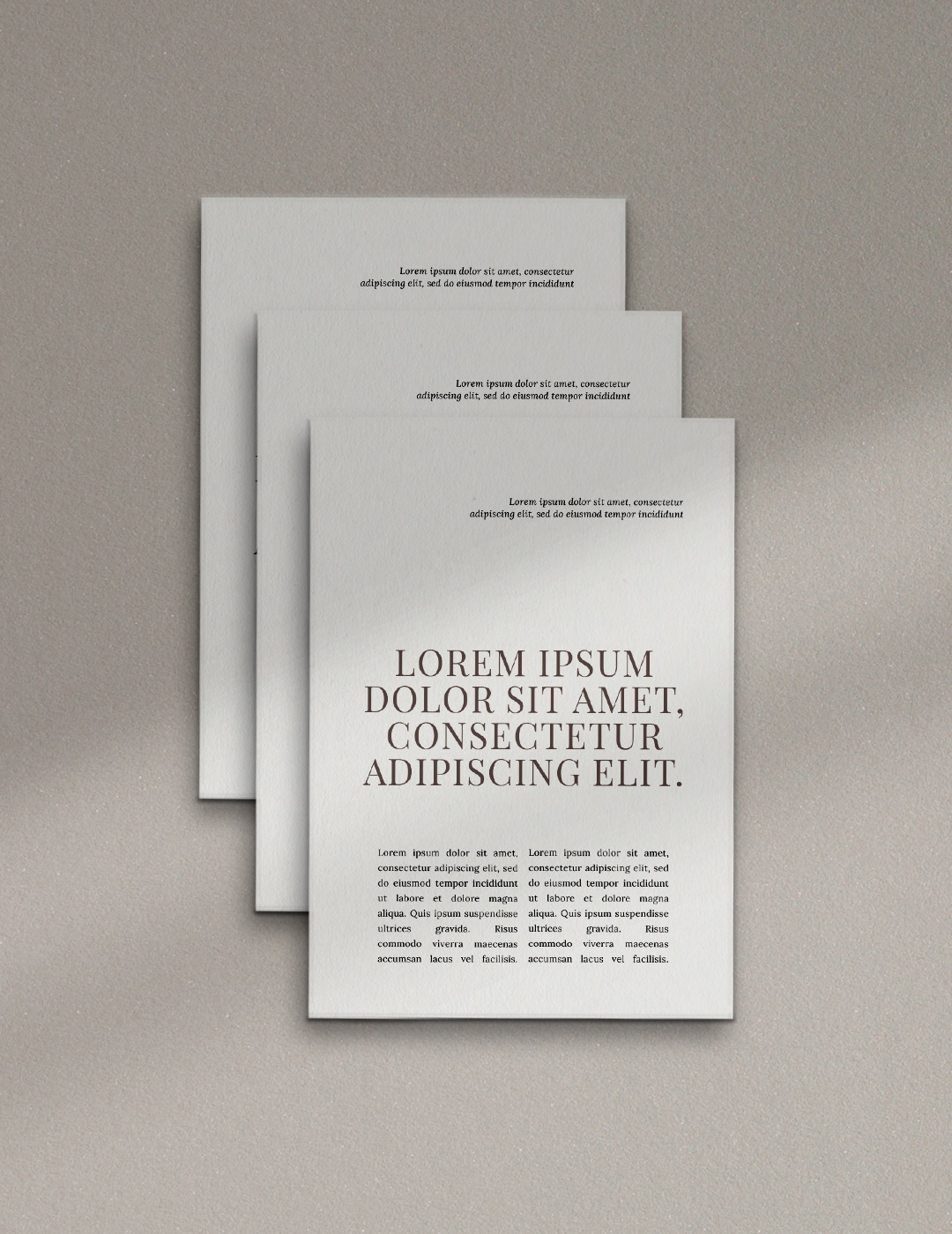 3 Paper Pages P2 PSD Mockup 