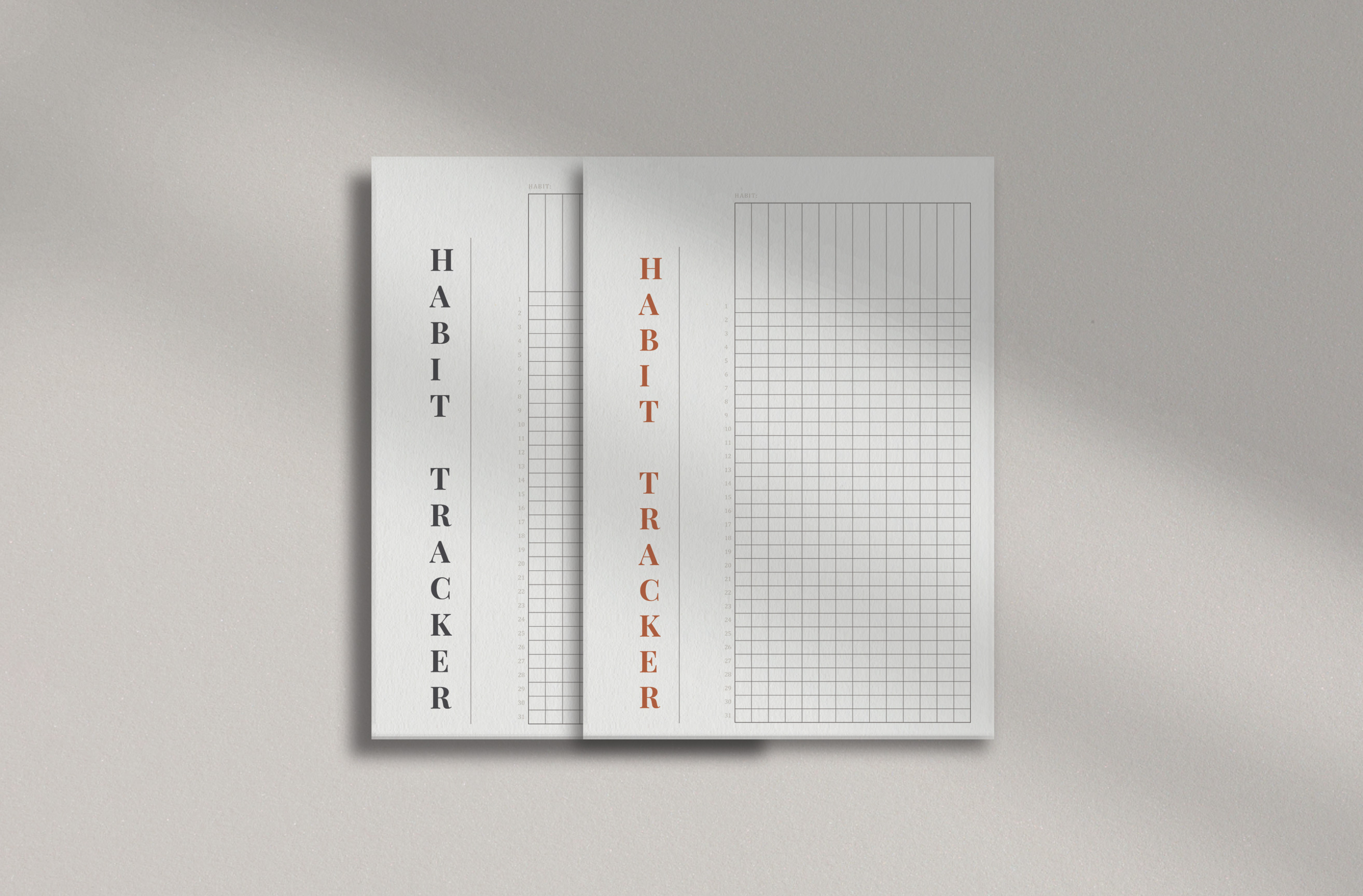 Habit Tracker No.3 Printable