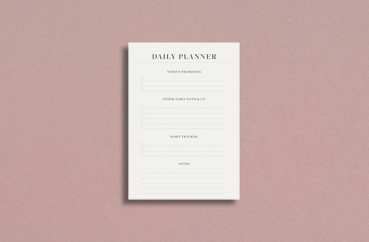 Daily Planner No.2 Printable