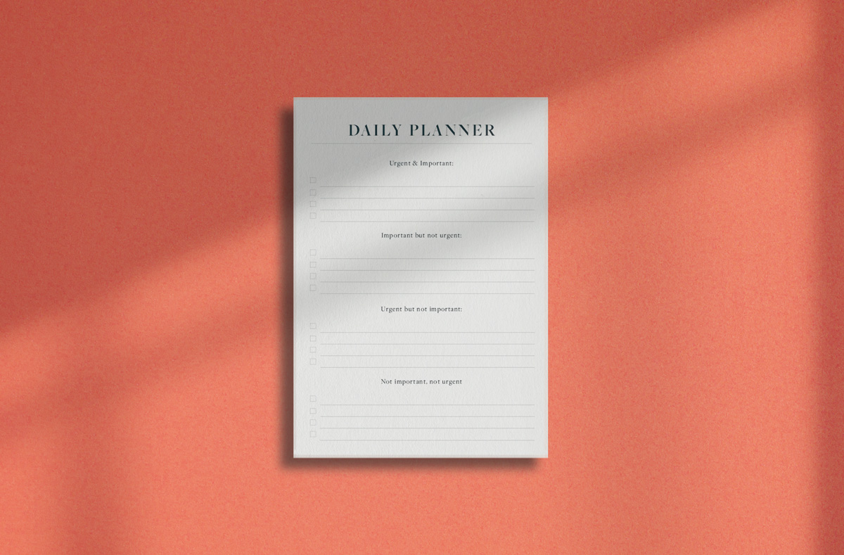 Daily Planner No.3 Printable
