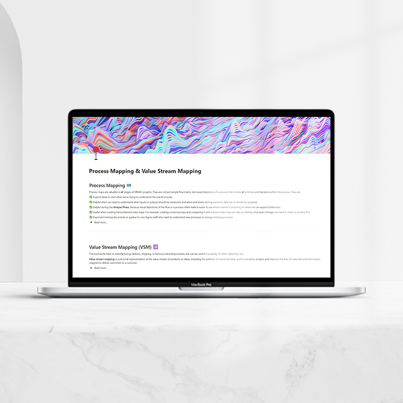 Lean Six Sigma Study Notes