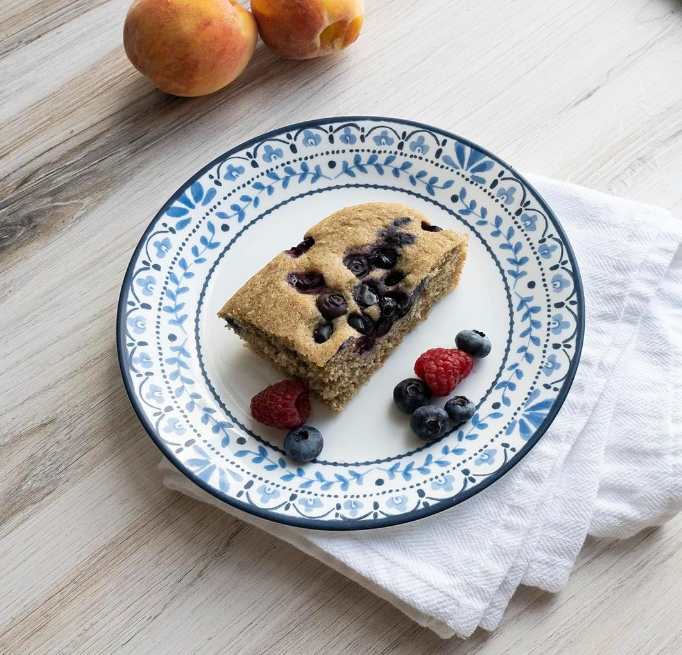 Vitrelle 6 PIECE Dinner Plates Set, Triple Layer Glass and Chip Resistant, Lightweight Round Plates, Portofino