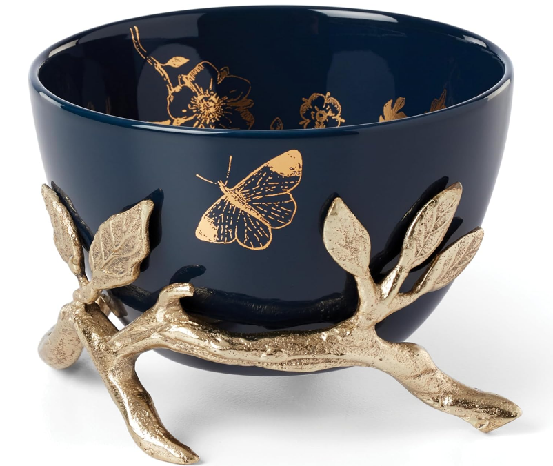 Sprig & Vine Bowl, 0.85 LB, Blue