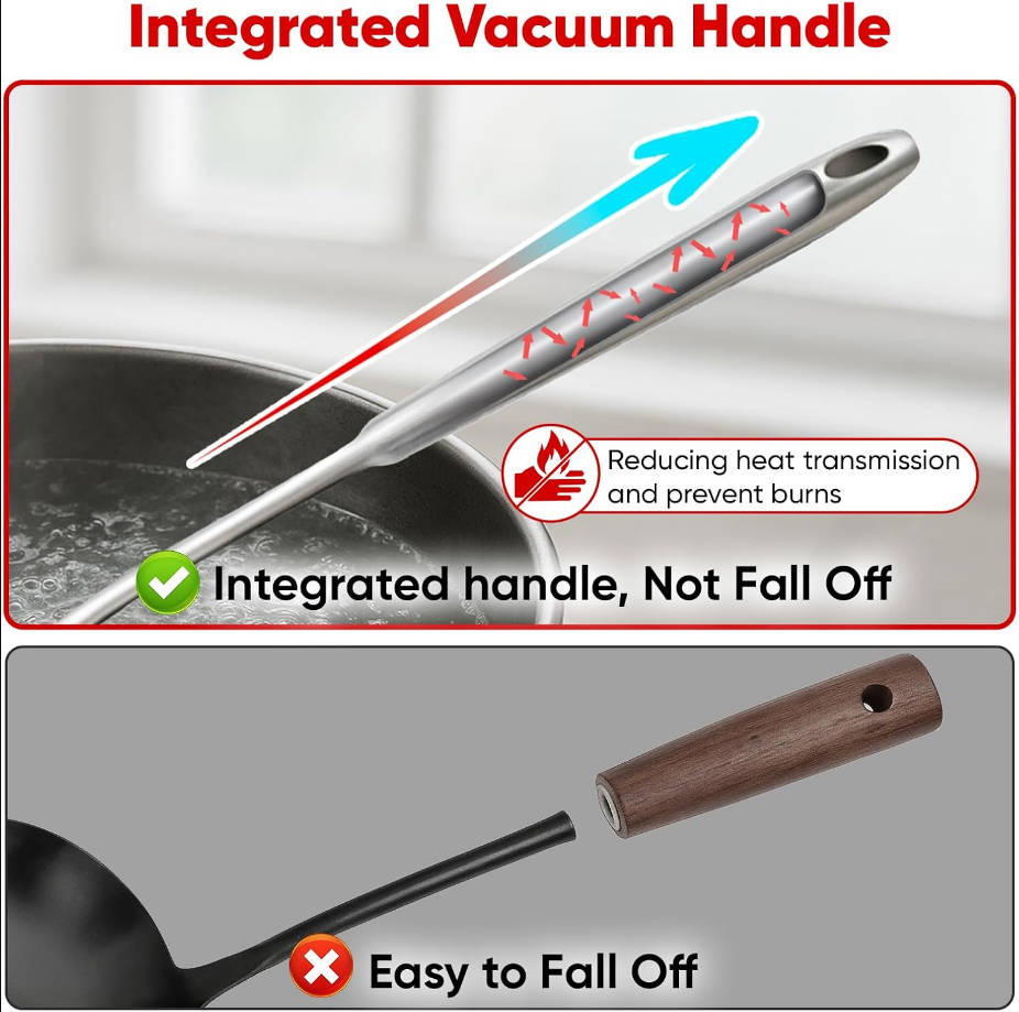 10 Pcs Cooking Utensils Set, 304 Stainless Steel Kitchen Utensils Set