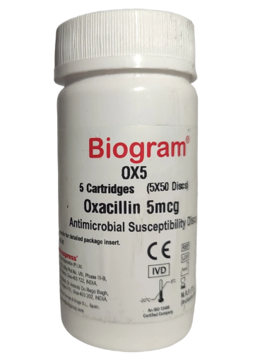 OXACILLINE OX 5 UG  - 5 X 50 DISQUES