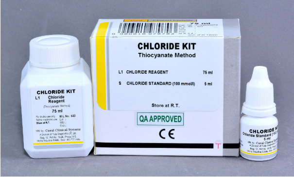 CHLORIDE KIT 3 X 75 ml