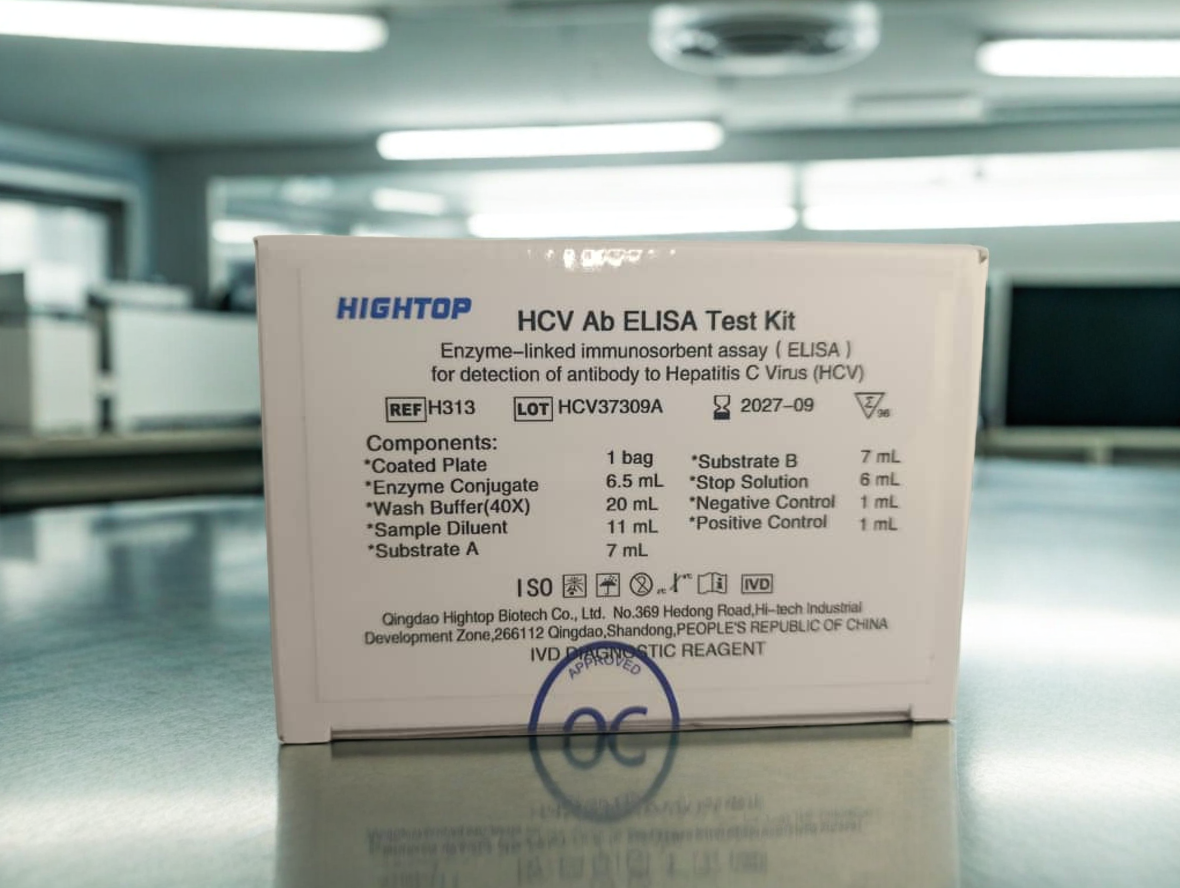HCV (Hepatitis C Virus Antibody) Test Kit (ELISA)
