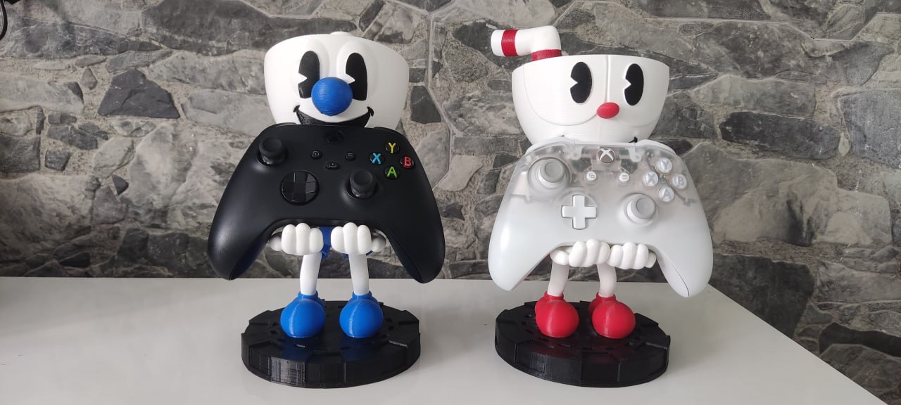 Soportes de control de videojuegos cuphead