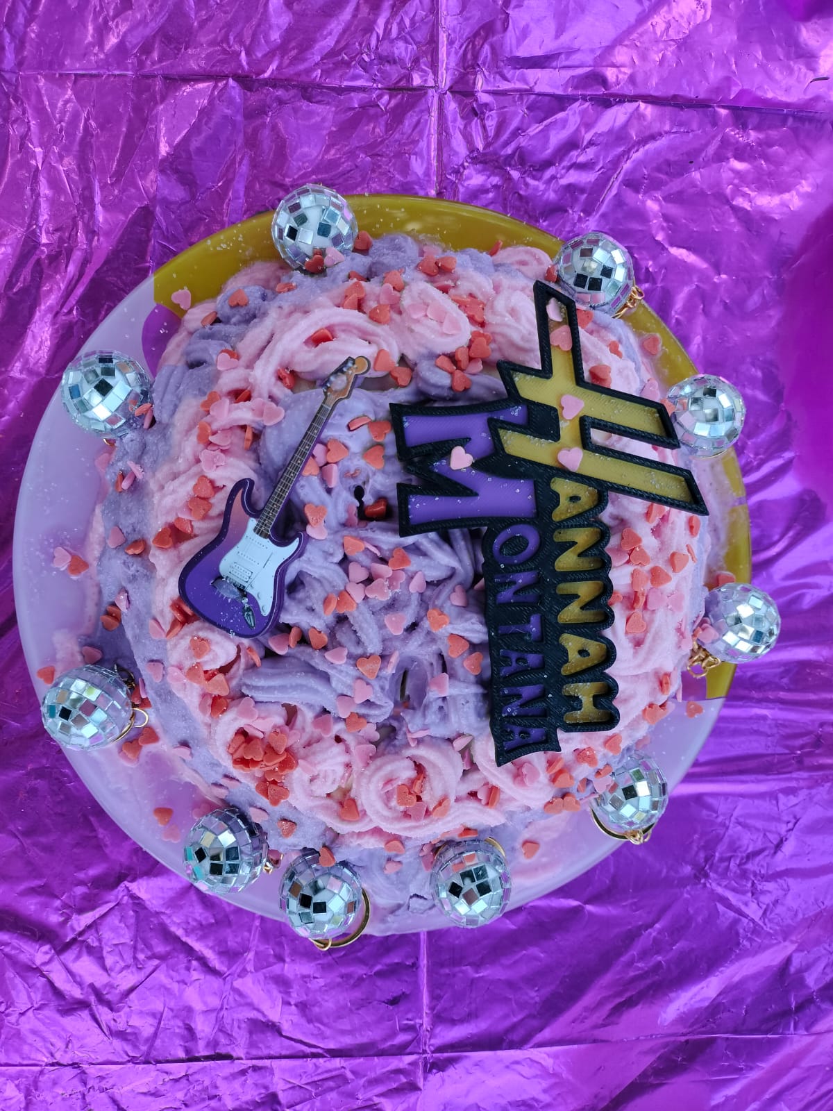 Adorno para tarta Hanna Montana