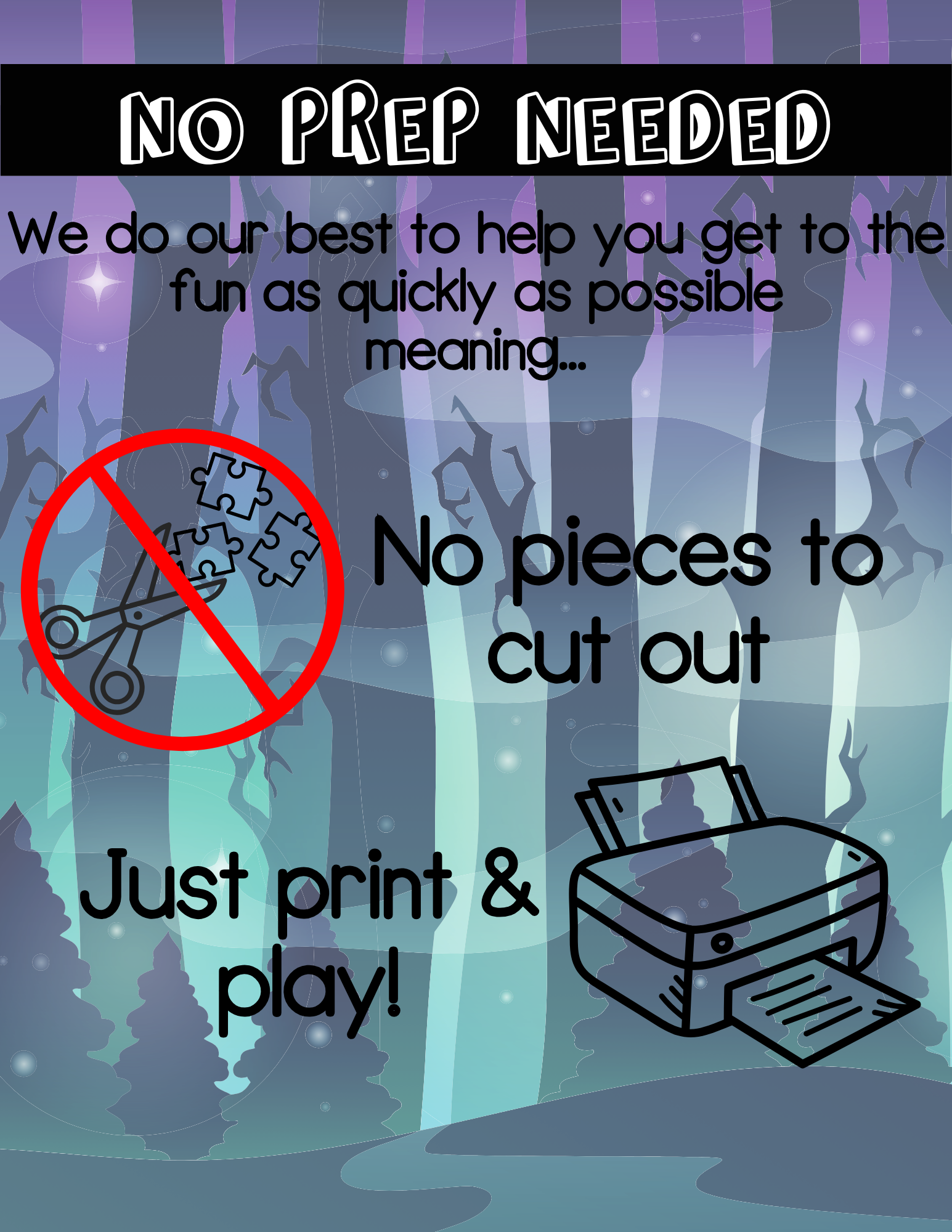 Fairy Printable Bingo