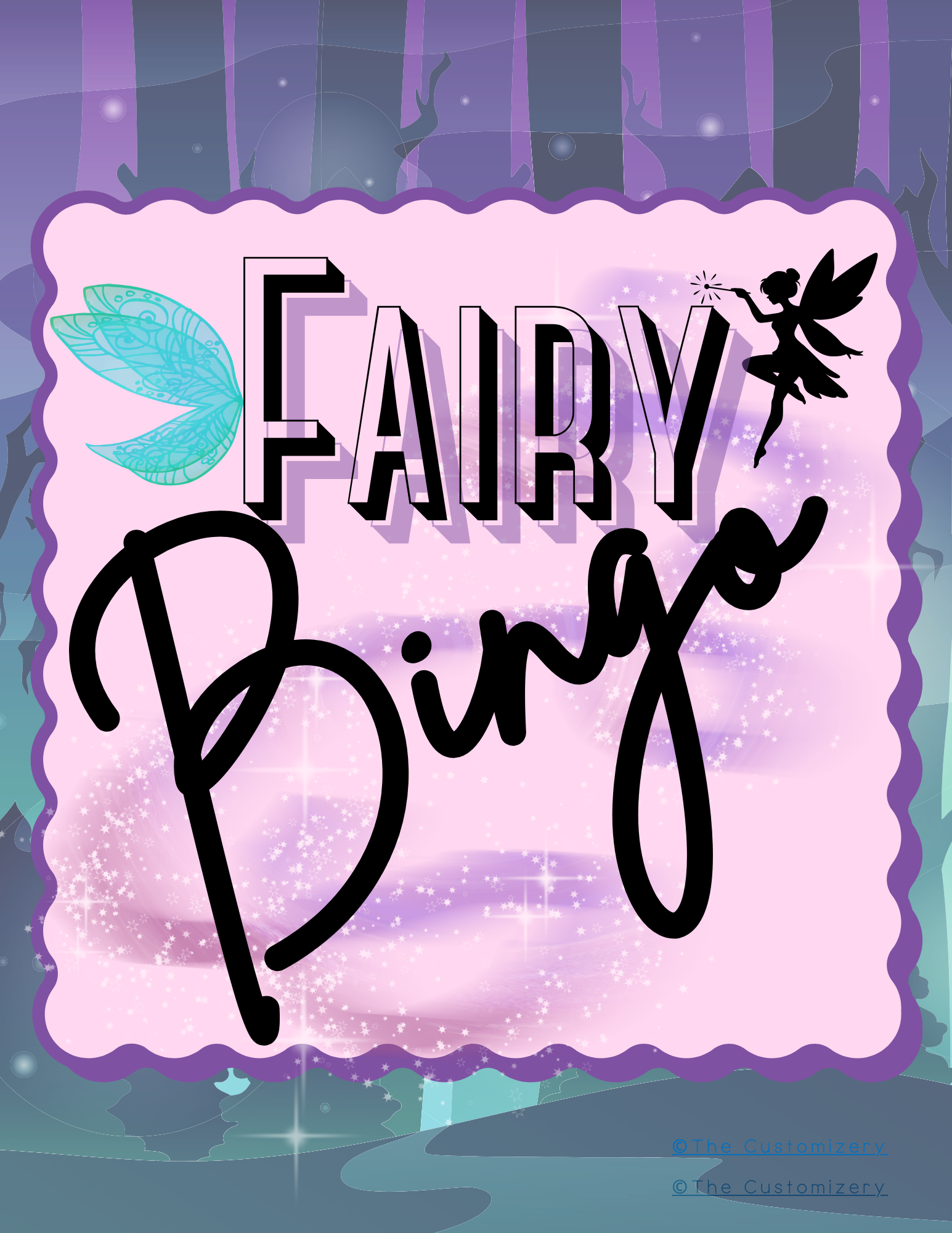 Fairy Printable Bingo