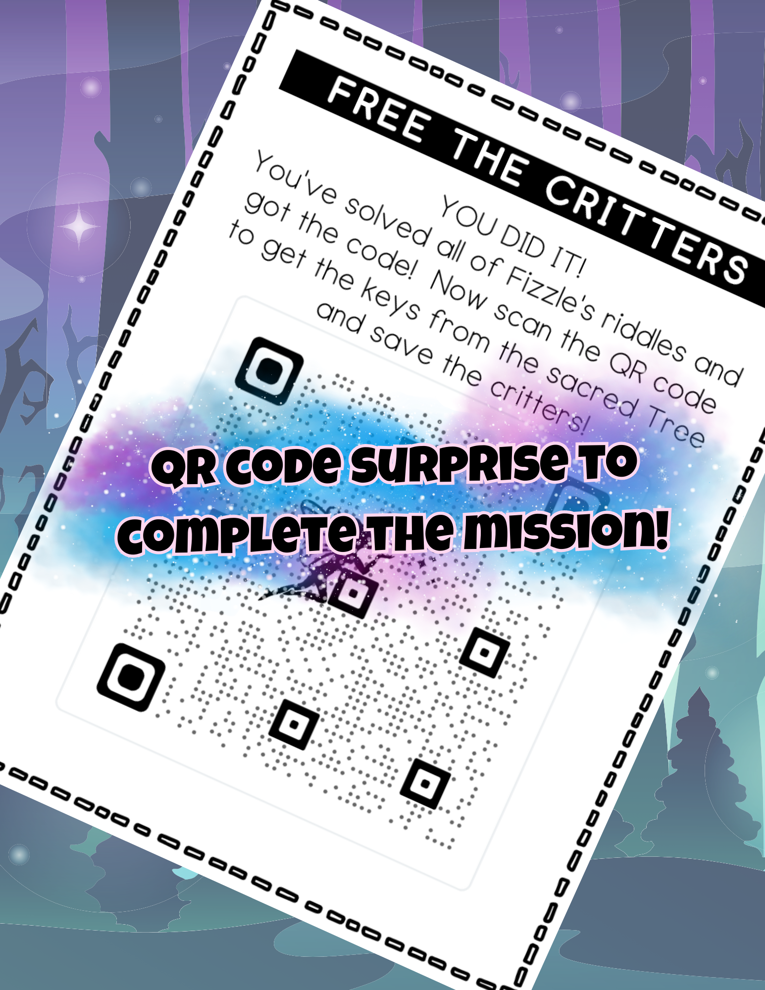 Fizzles Enchanted Forest Adventure: Printable Kids Escape Room Adventure