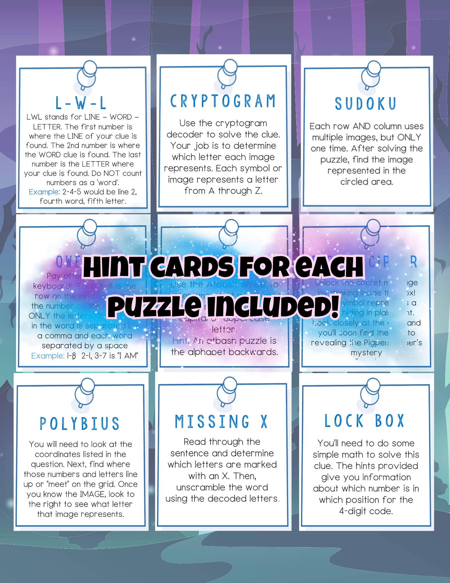 Fizzles Enchanted Forest Adventure: Printable Kids Escape Room Adventure