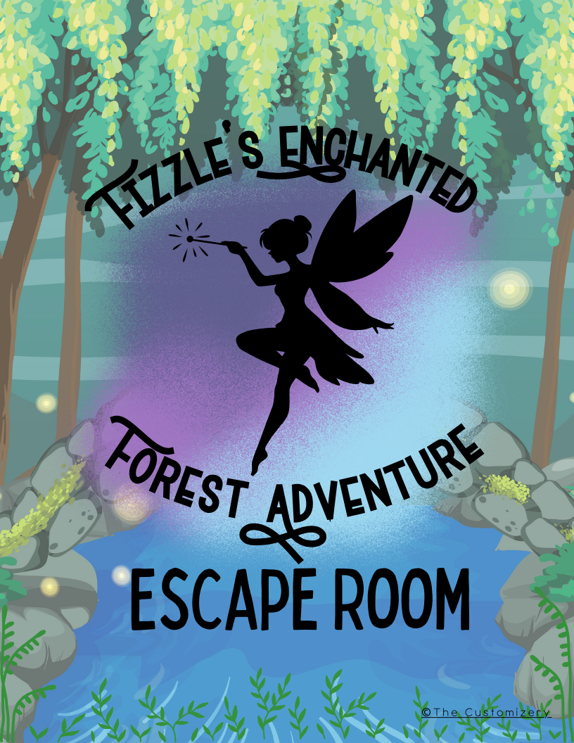 Fizzles Enchanted Forest Adventure: Printable Kids Escape Room Adventure