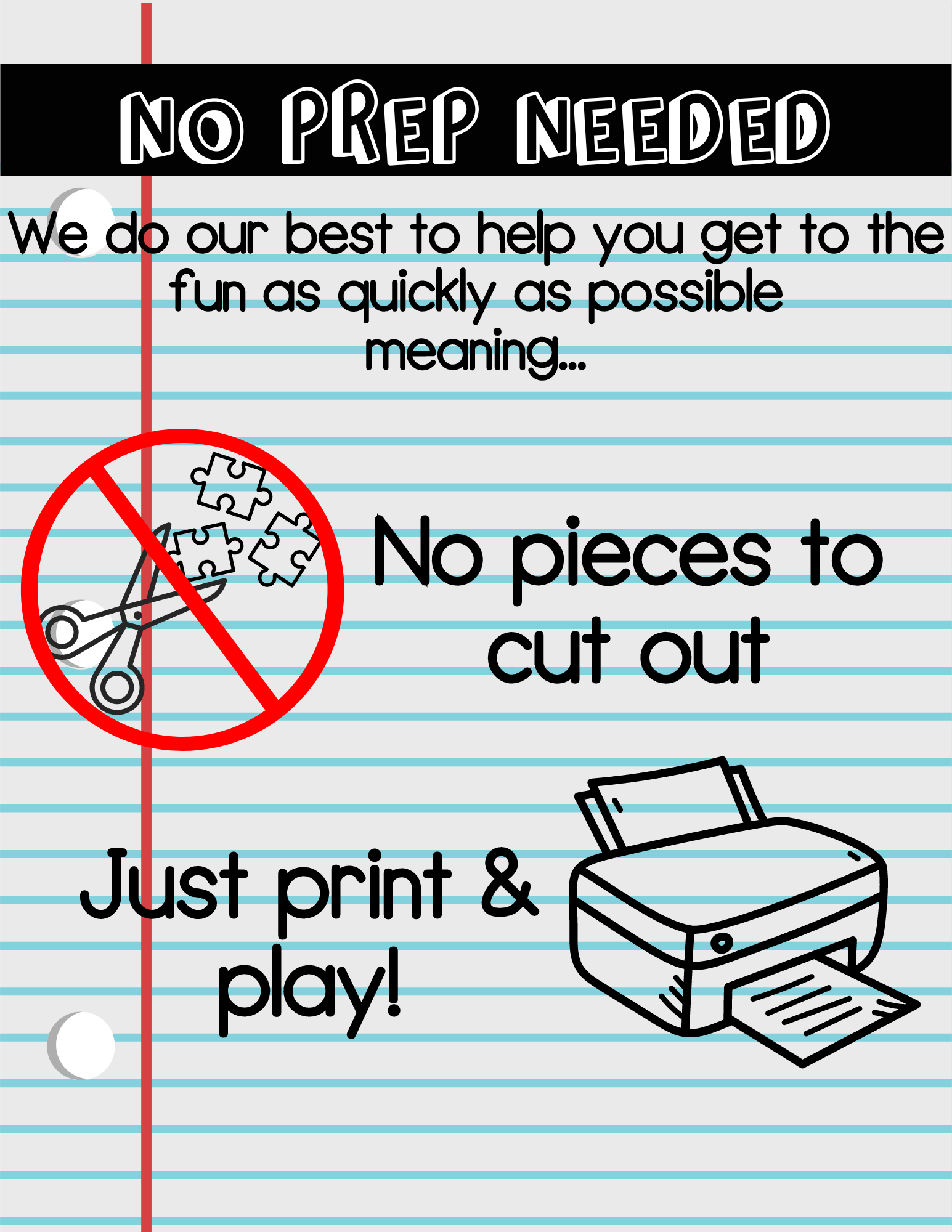 School Supply Bingo Game for Kids – Fun School Themed Printable Activity