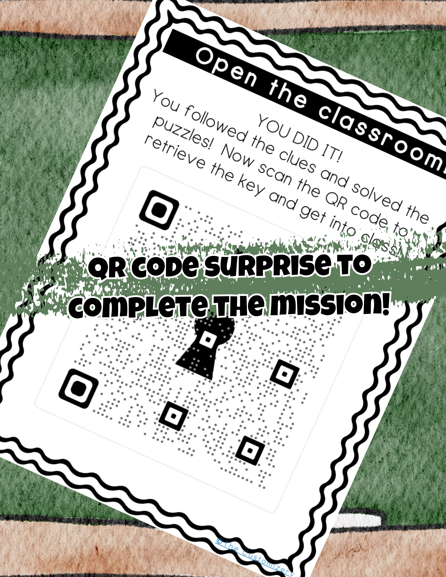 The Case of the Missing Classroom Key - Printable Kids Escape Room Game