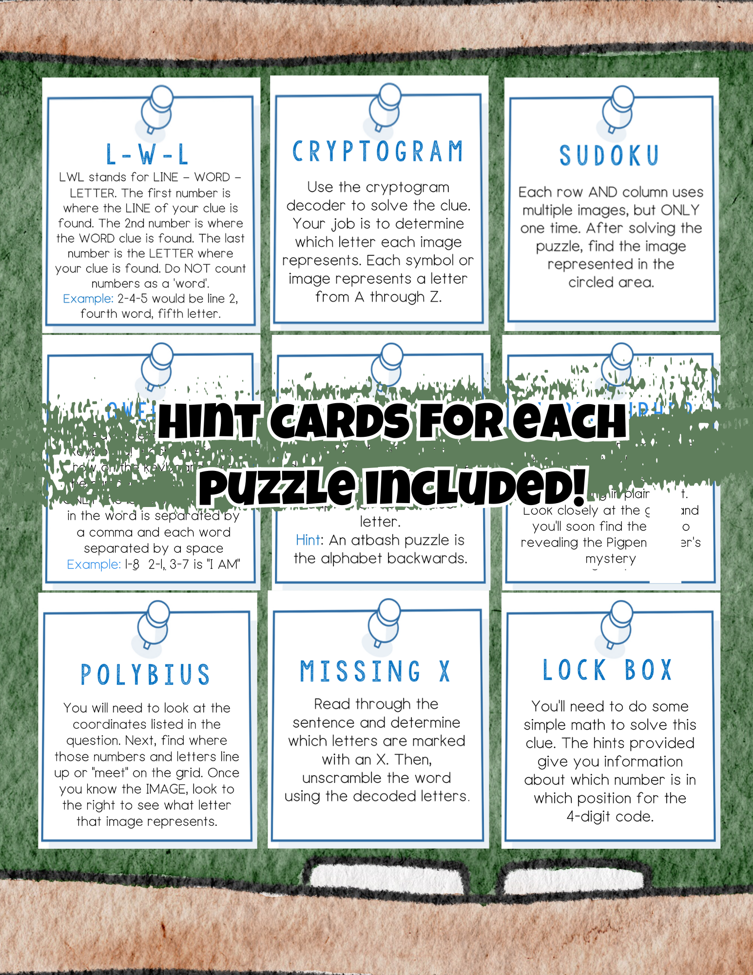 The Case of the Missing Classroom Key - Printable Kids Escape Room Game