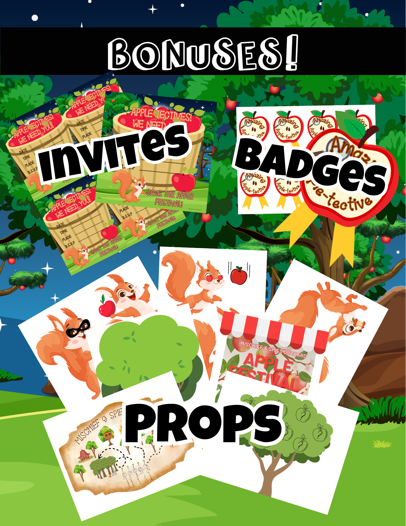 The Great Apple Orchard Mystery Escape Room – Printable Kids Adventure