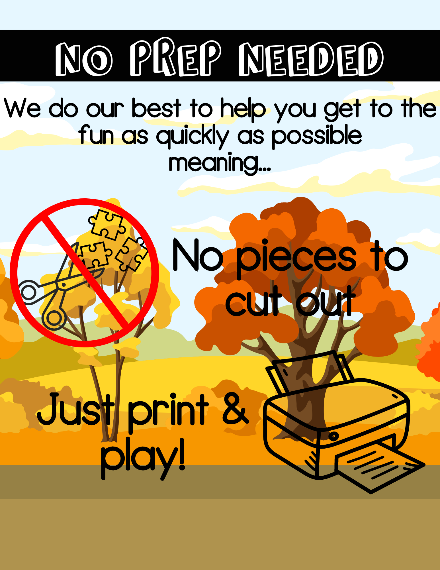 Autumn Word Bingo Game for Kids - Fun & Festive Printable