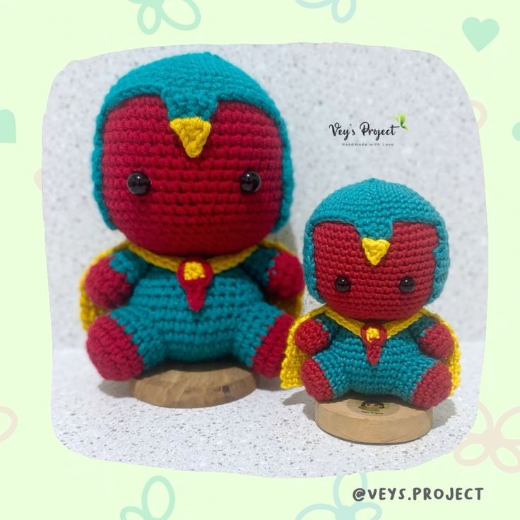 Vision Amigurumi Crochet Pattern (PDF File Pattern)