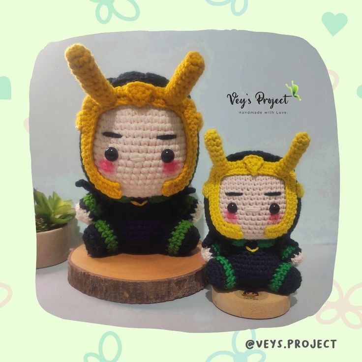 PDF Pattern - Loki Crochet Pattern - Loki Amigurumi - Digital File -