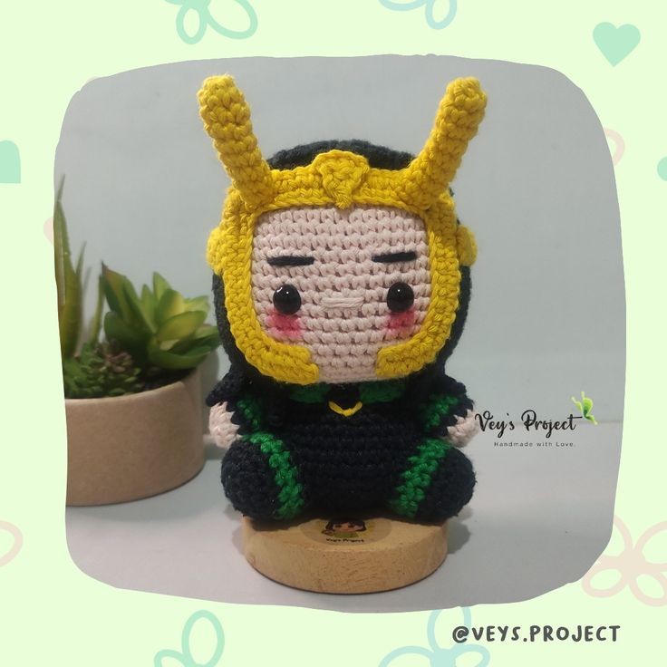 PDF Pattern - Loki Crochet Pattern - Loki Amigurumi - Digital File -