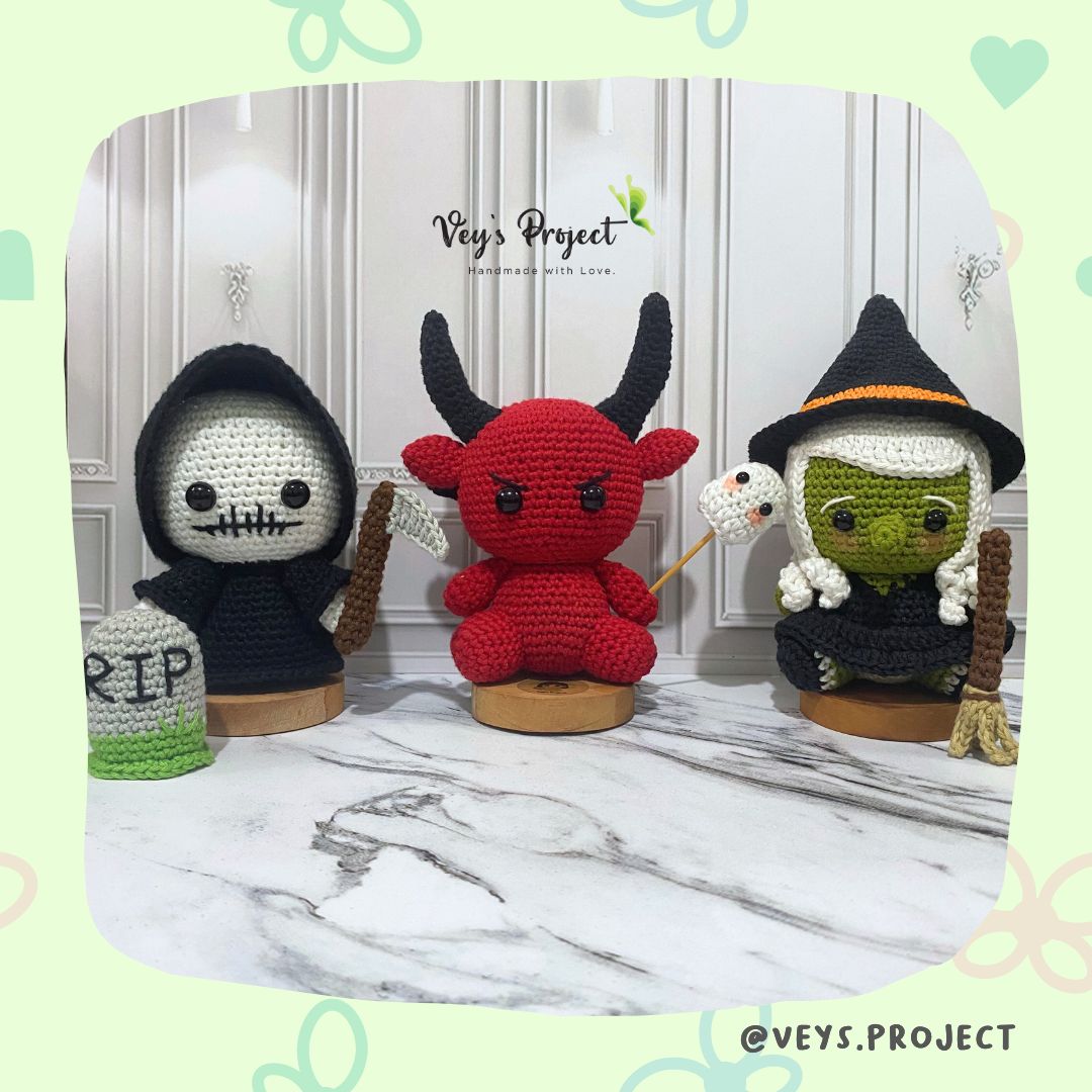 PATTERN BUNDLE Halloween Amigurumi Crochet Pattern (PDF File Pattern)