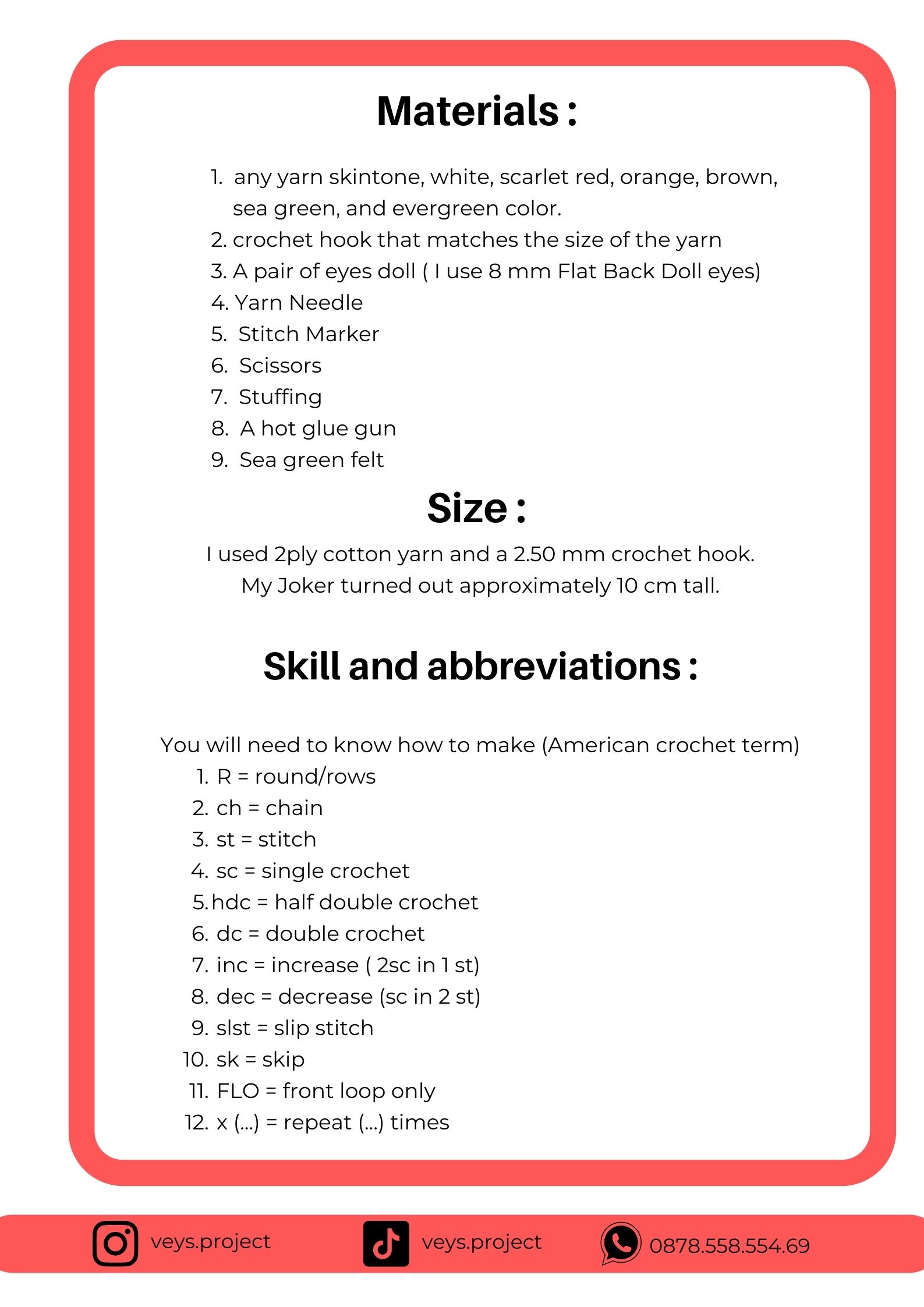 PDF Pattern - Smiley Man Crochet Pattern - Smiley Man Amigurumi - Digital File -