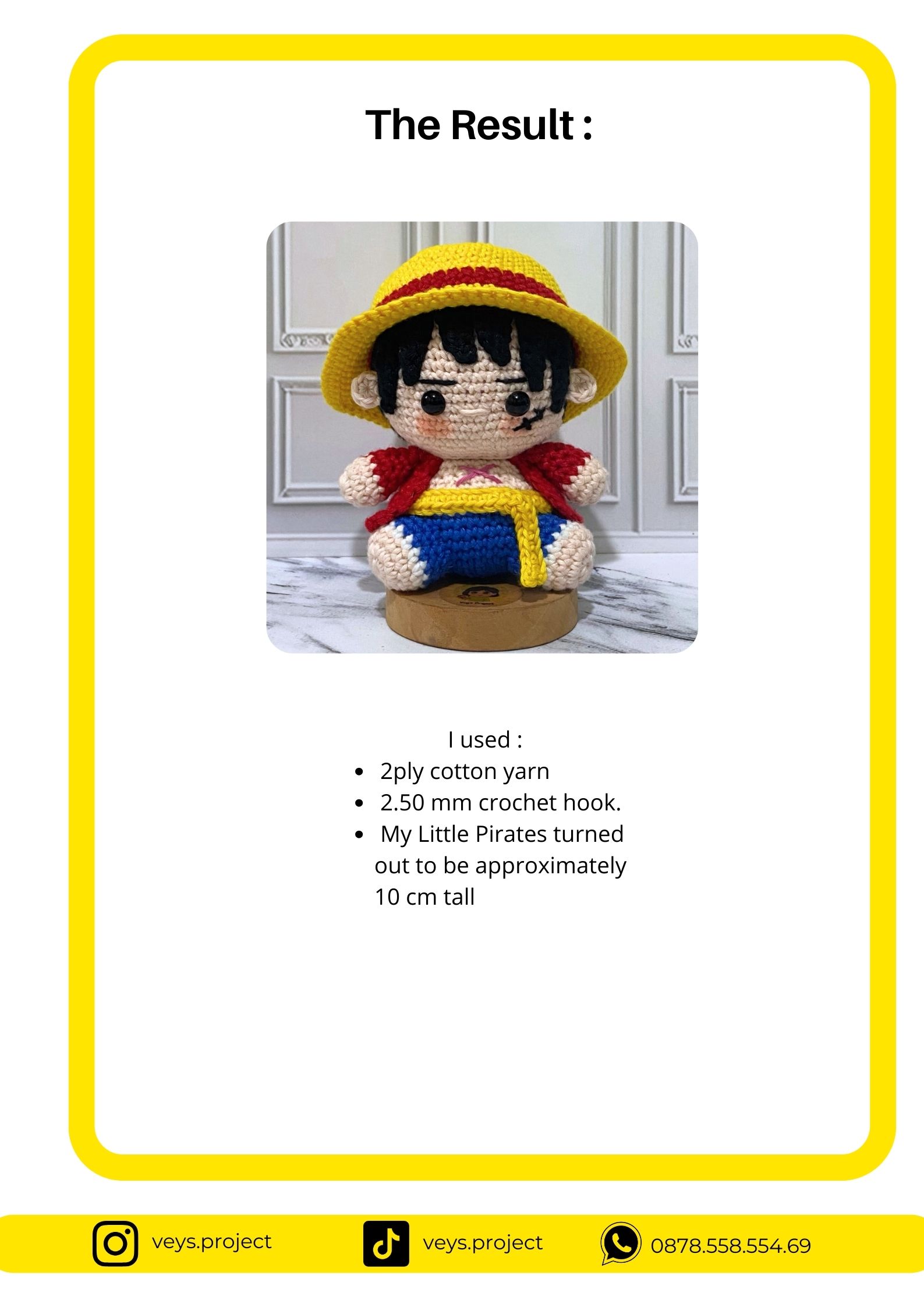 PDF Pattern - Little Pirates Crochet Pattern - Little Pirates Amigurumi - Digital File -