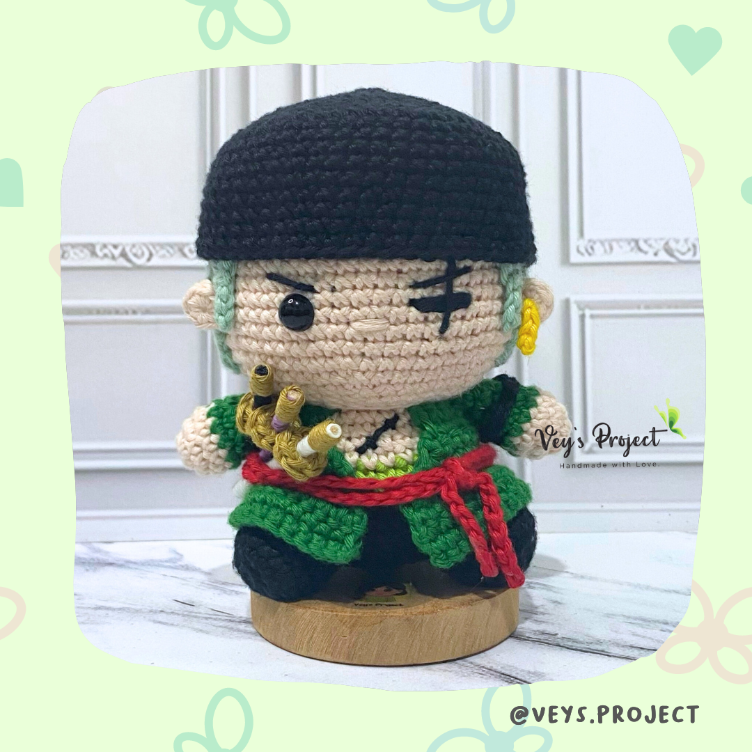 Little Swordsman Amigurumi Crochet Pattern (PDF File Pattern)