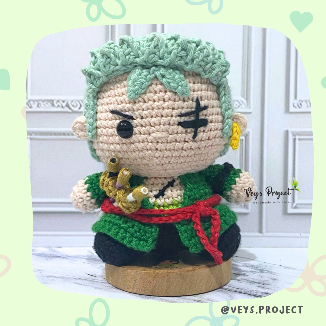 Little Swordsman Amigurumi Crochet Pattern (PDF File Pattern)