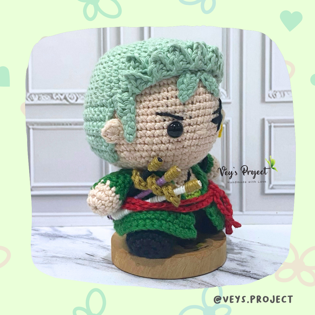 Little Swordsman Amigurumi Crochet Pattern (PDF File Pattern)