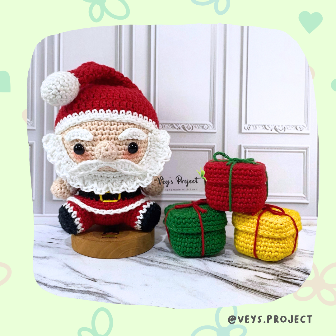 PDF Pattern - Mr. Santa Claus Crochet Pattern - Mr. Santa Claus Amigurumi - Digital File -