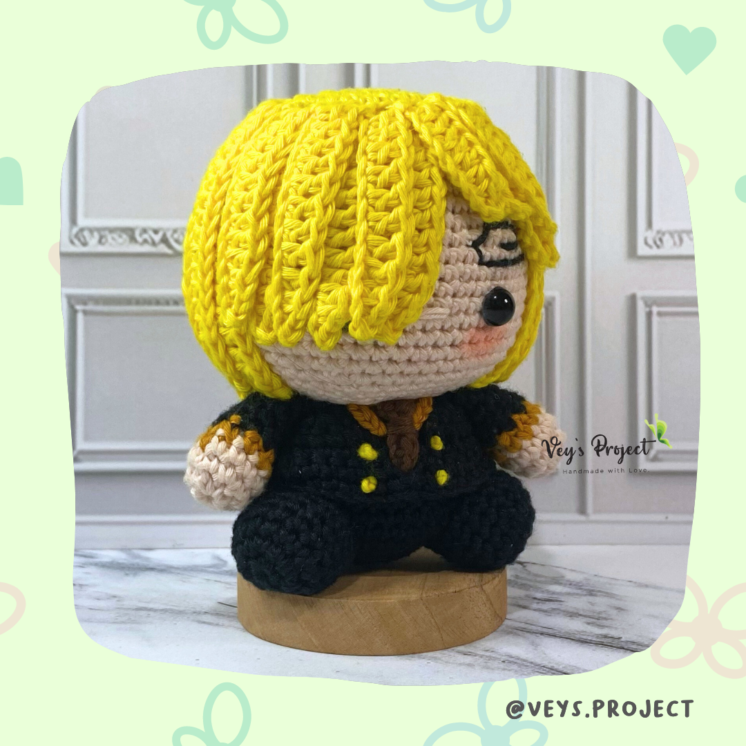 PDF Pattern - Little Chef Pirates Crochet Pattern - Little Chef Pirates Amigurumi - Digital File -