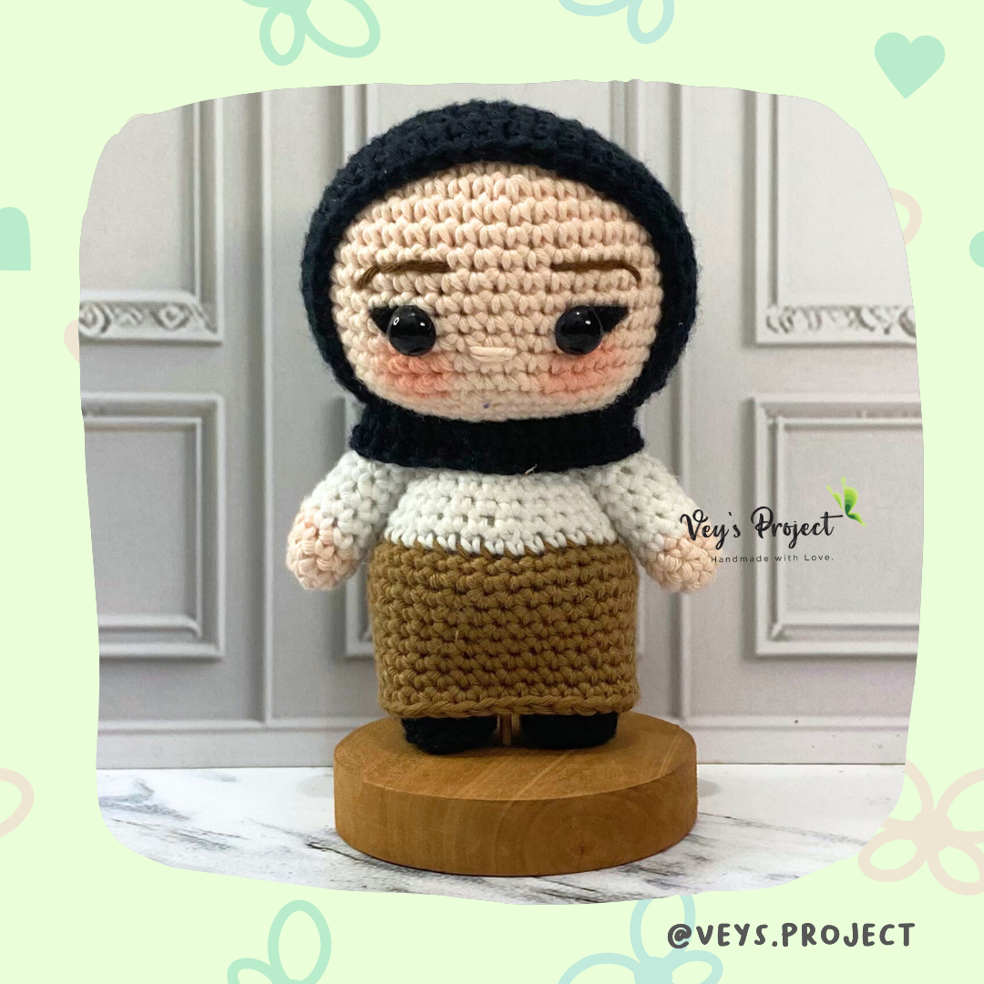 Muslim Couple Amigurumi Crochet Pattern (PDF File Pattern)